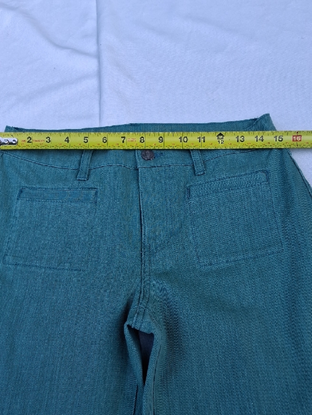 CAbi Teal-Green Straight-Leg Jeans - Picture 11 of 16